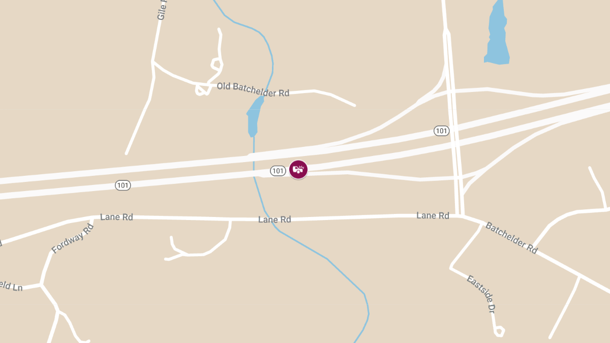 Injury Crash on Rte 101 EB at Mile Marker 70.0