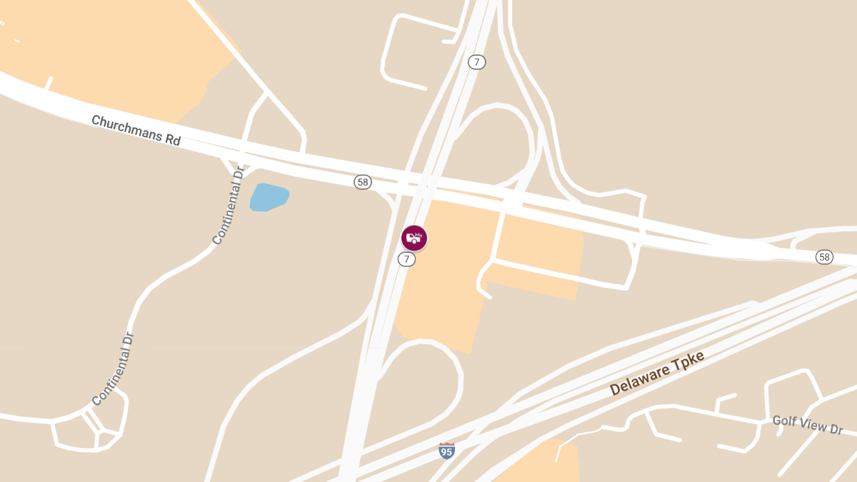 Injury Crash on Rte 7 NB Off-Ramp to Churchmans Rd