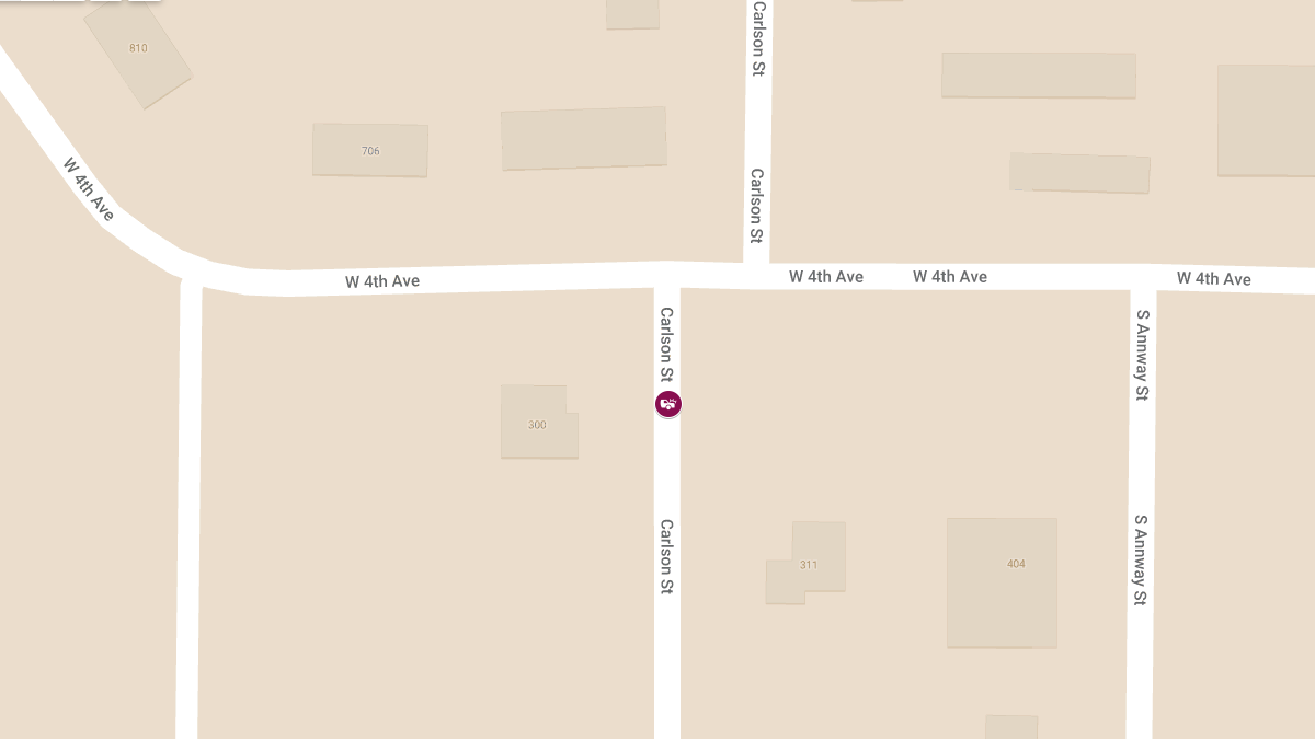 Injury Crash on South Carlson St