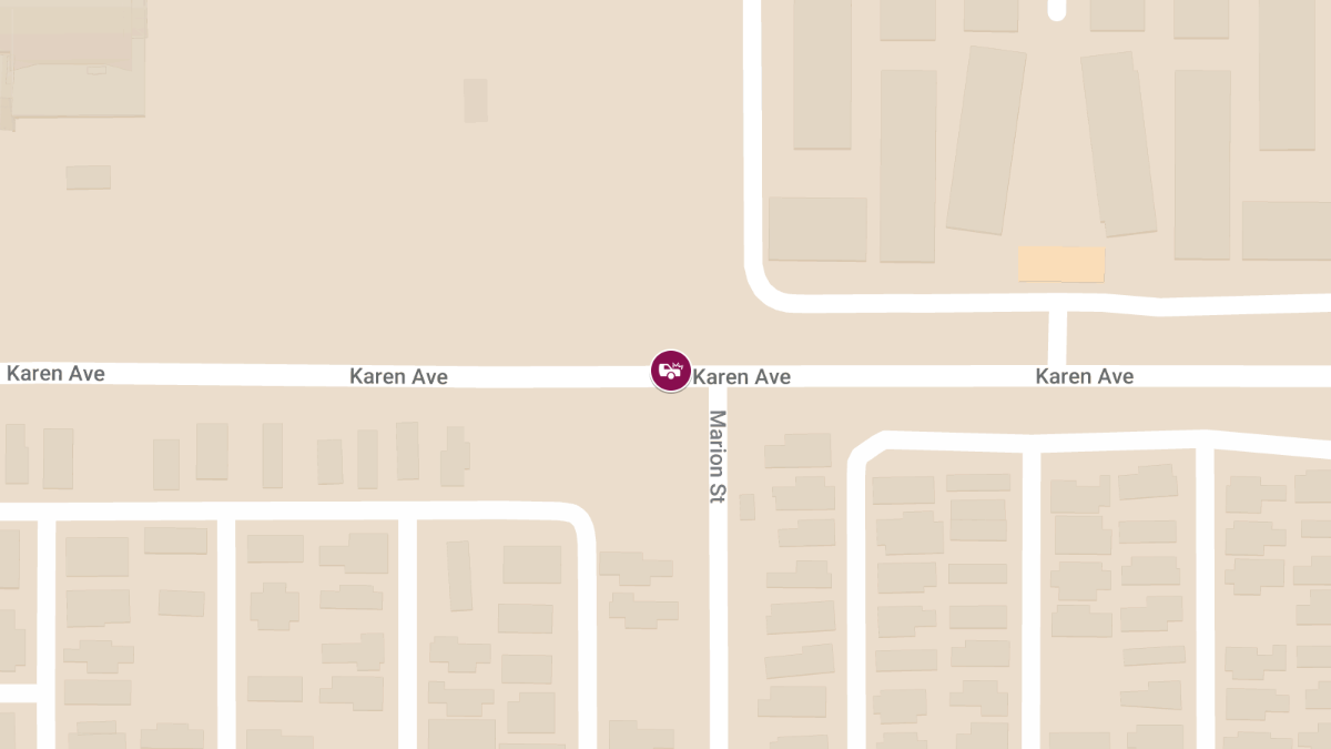 Injury Reported in Accident at Marion St & Karen Ave