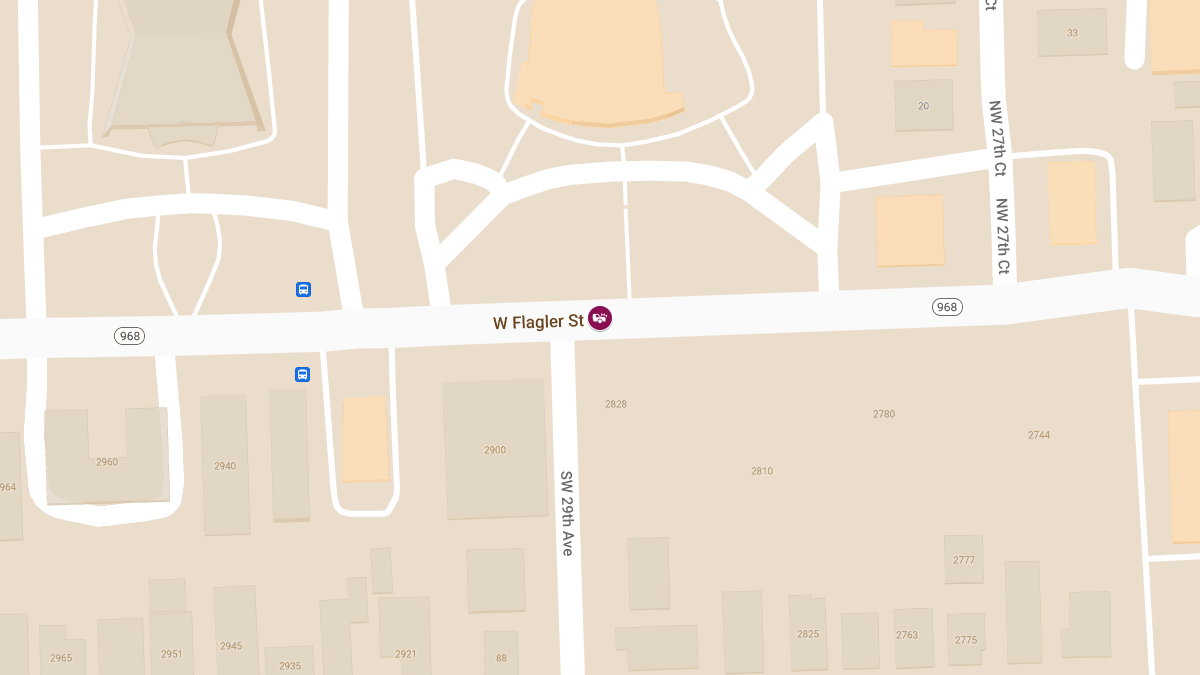 Injury Reported in Crash at SW 29th Ave & W Flagler St
