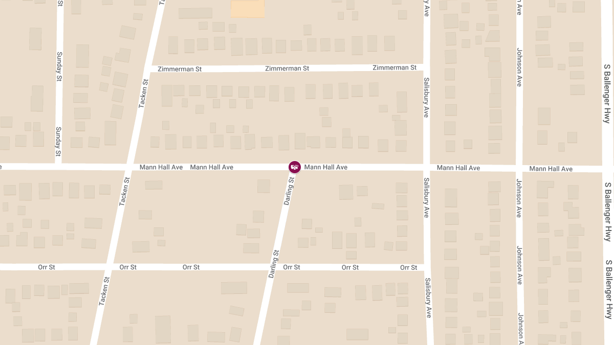 Injury Vehicle Accident at Mann Hall Ave & Darling St