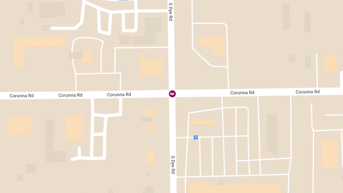 Injury Vehicle Accident at S Dye Rd & Corunna Rd