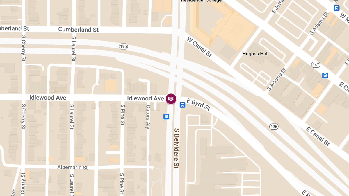 Injury Vehicle Collision at S Belvidere St & W Byrd St