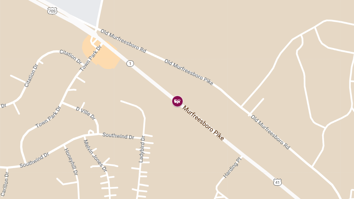 Injury in Accident at Murfreesboro Pike & Aerospace Way