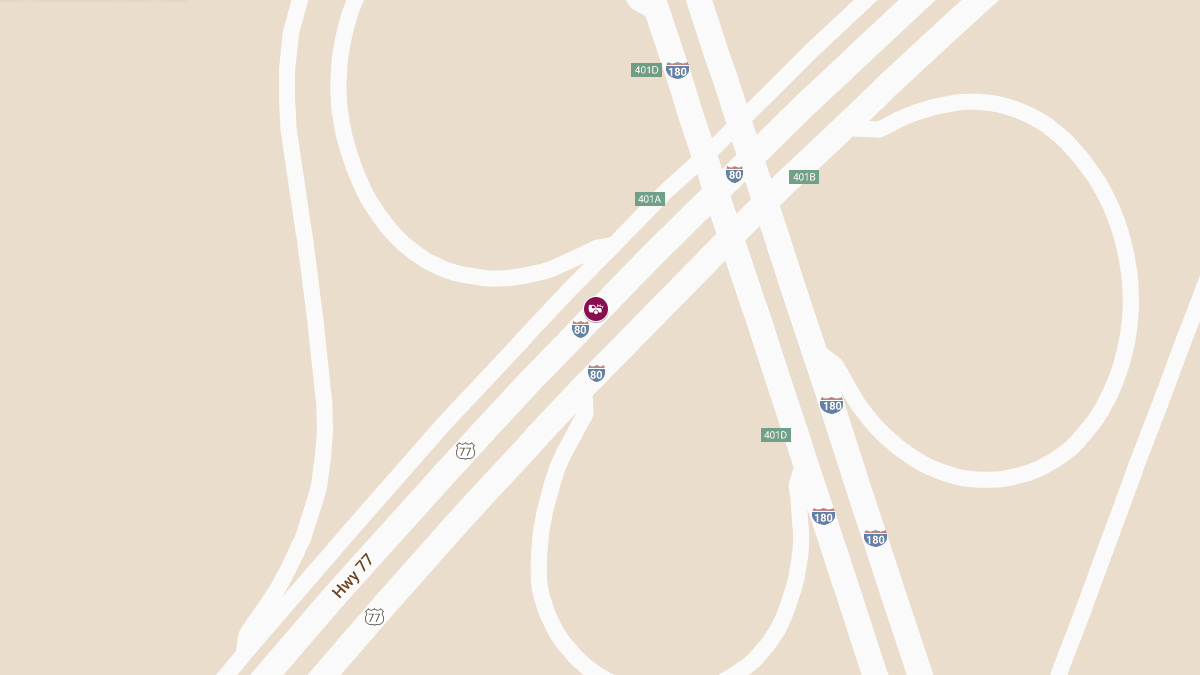 Jeep Rollover Crash on I-80 Near I-180 Leaves One Injured