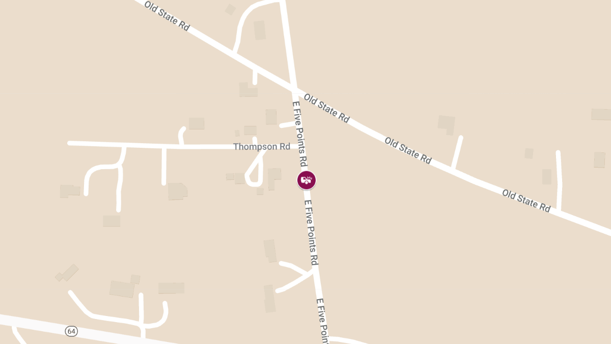 Jeep Wagoneer and Van Involved in Injury Collision at E Thompson Rd & Five Points Rd
