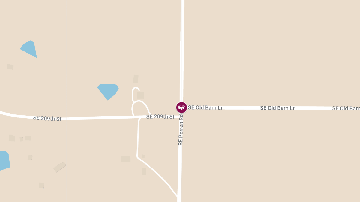 Juvenile Injured in Two-Vehicle Crash on Perren Rd at Old Barn Ln