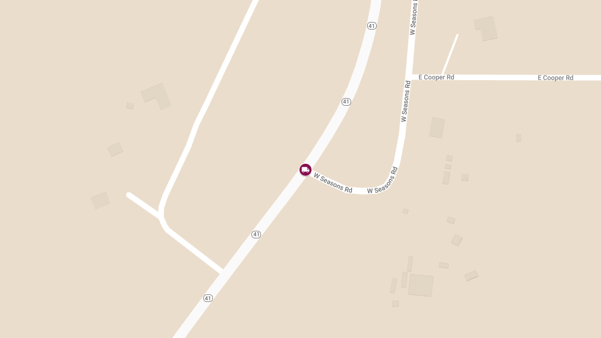 Logging Truck vs. Vehicle Crash on Hwy 41 & Seasons