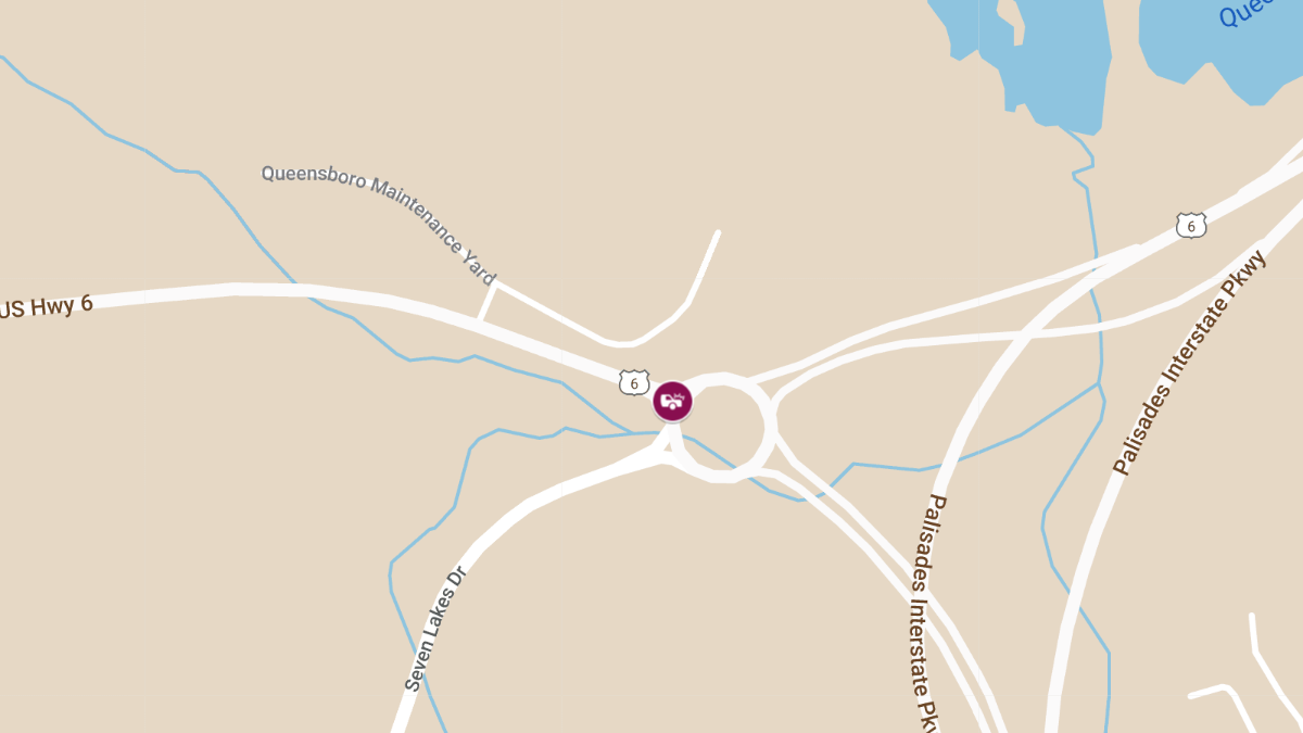 Major Accident on Route 6 near Palisades Parkway Roundabout