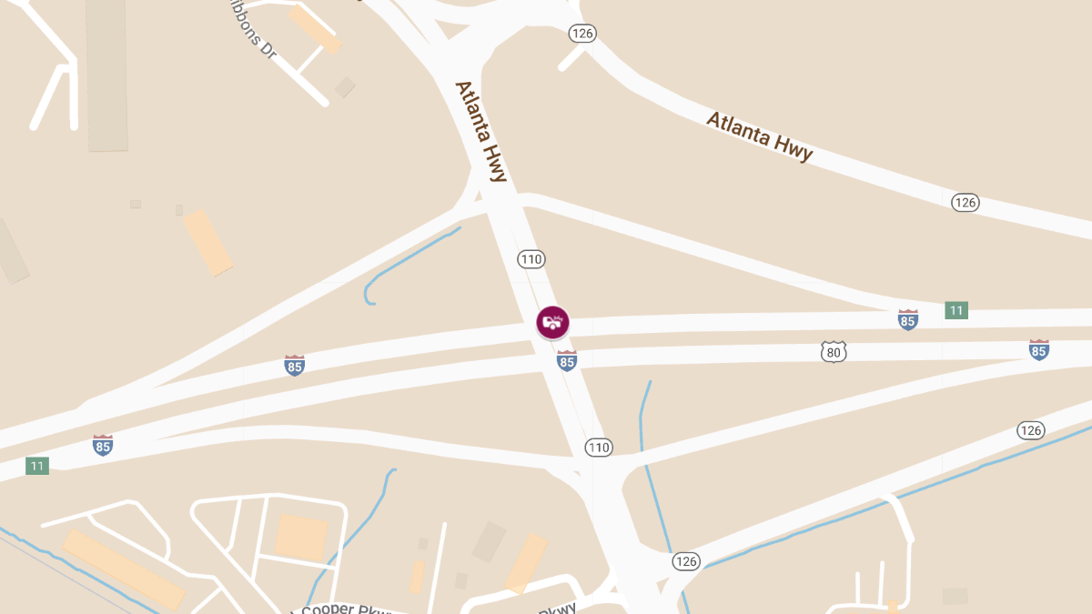 Major Crash Cleared on AL-110 at I-85