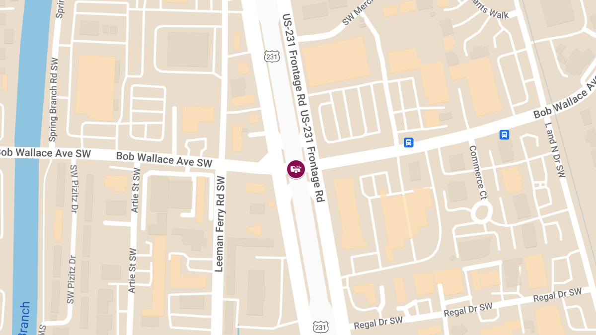 Major Crash Cleared on US-231 SB at Bob Wallace Ave