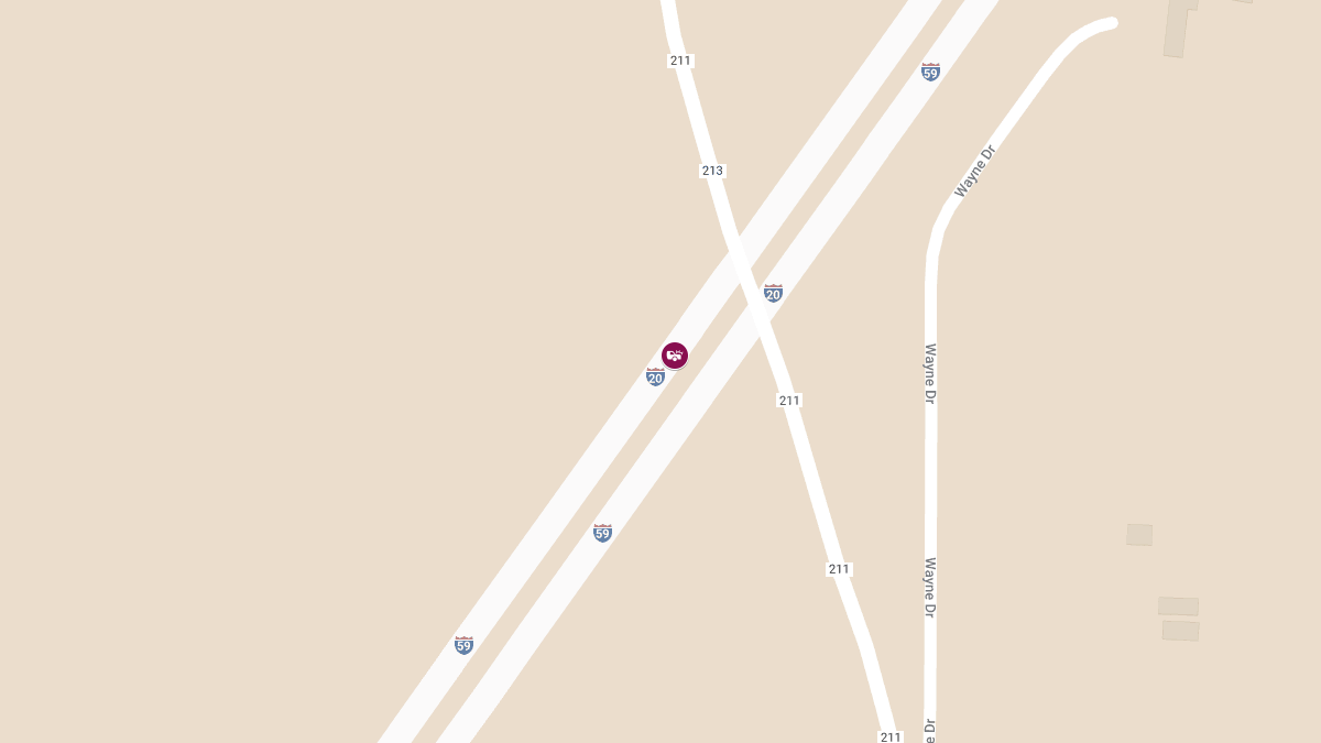 Major Crash Closes I-2059 WB at MP 48 Near Exit 52
