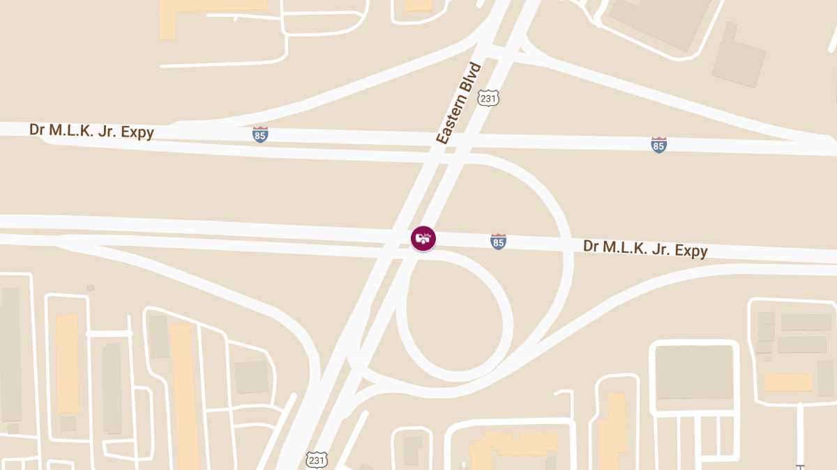 Major Crash on AL-53 SB at I-85 Causes Traffic Delays