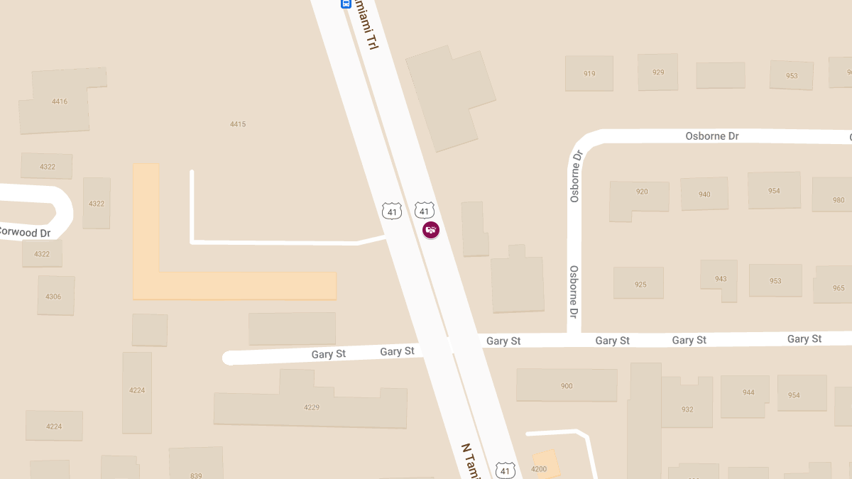 Major Crash on US-41 Near Gary St Causes Road Closure