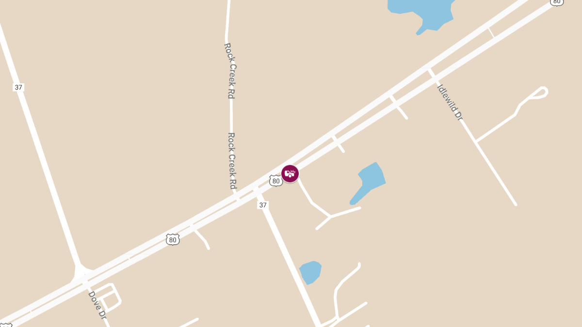 Major Crash on US 80 Eastbound Near CR 17