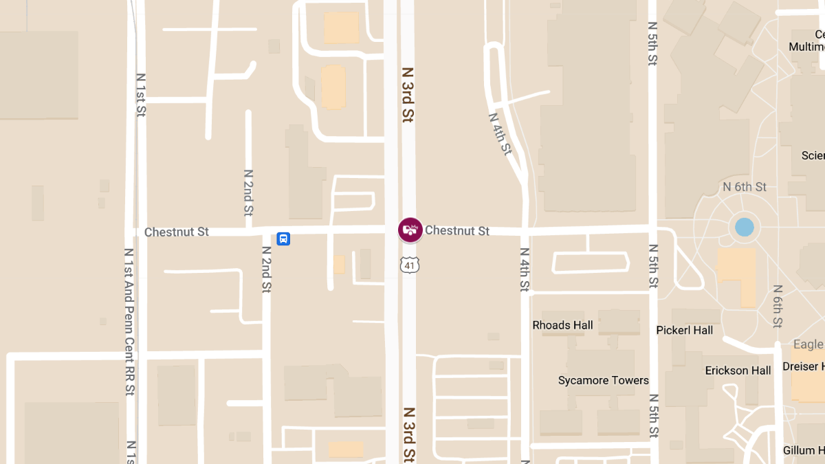 Motor Vehicle Accident With Injuries at 3rd St & Chestnut St