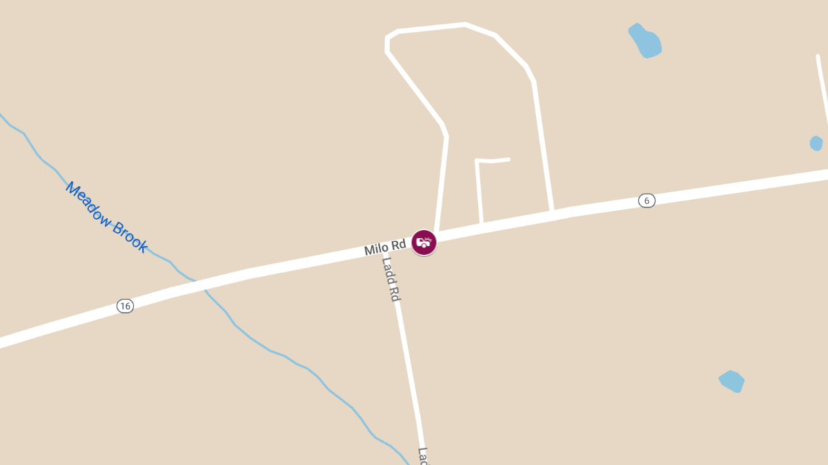 Motor Vehicle Accident With Injuries on Milo Rd