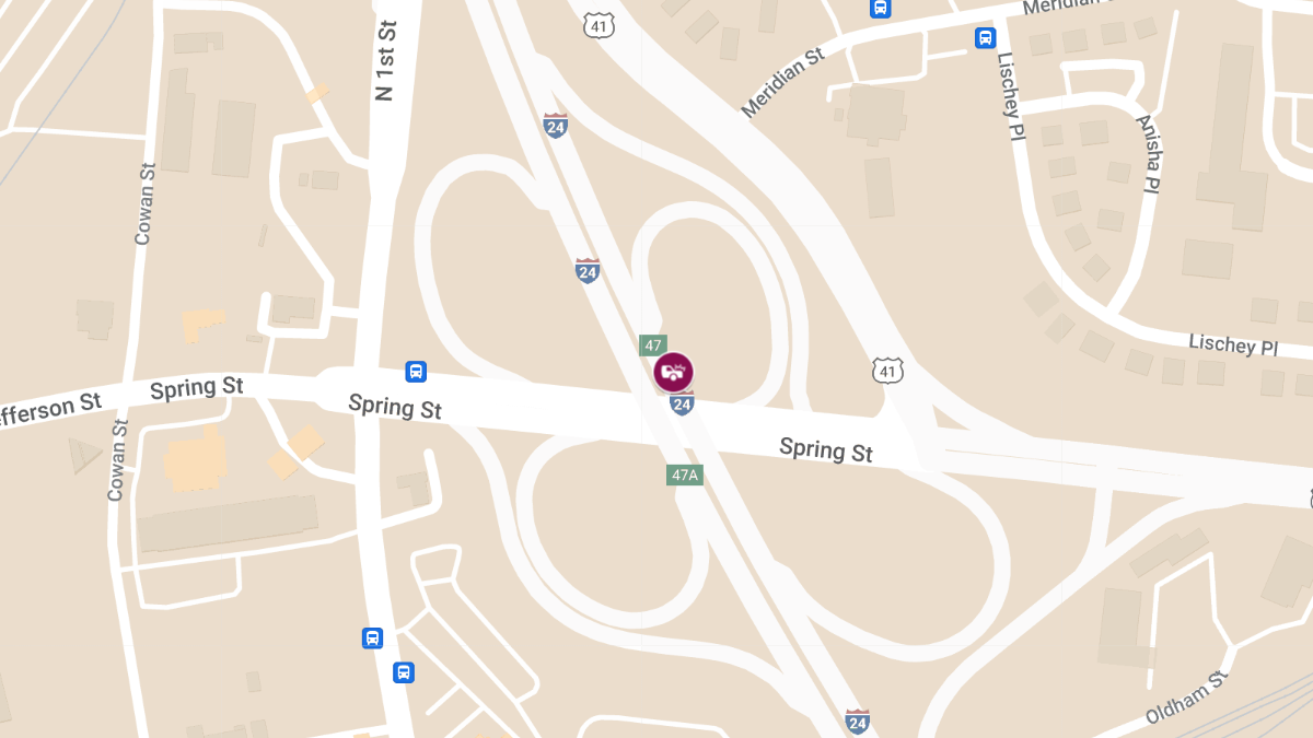 Motor Vehicle Accident on I-24 W Between Shelby Ave and Spring St Causes Injuries