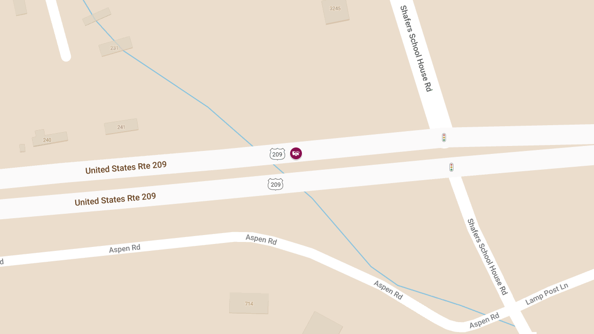 Motor Vehicle Accident on Rte 209 with Unknown Injuries