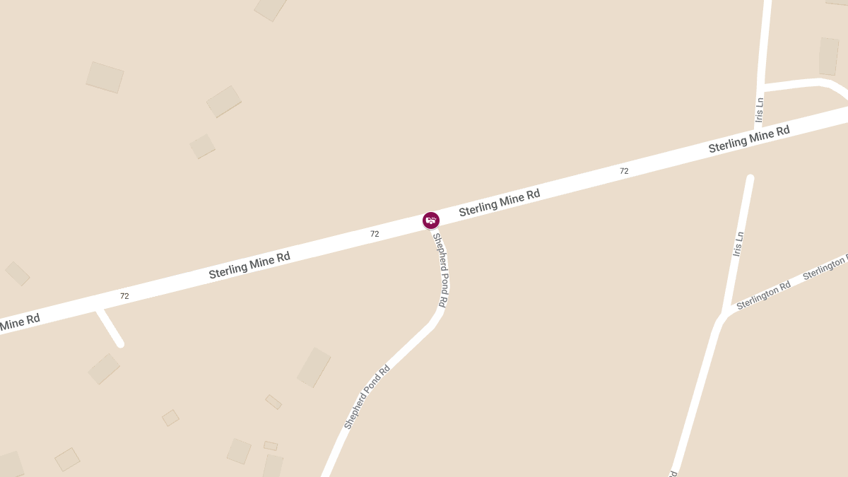 Motor Vehicle Accident on Sterling Mine Rd & Shepherd Pond Rd