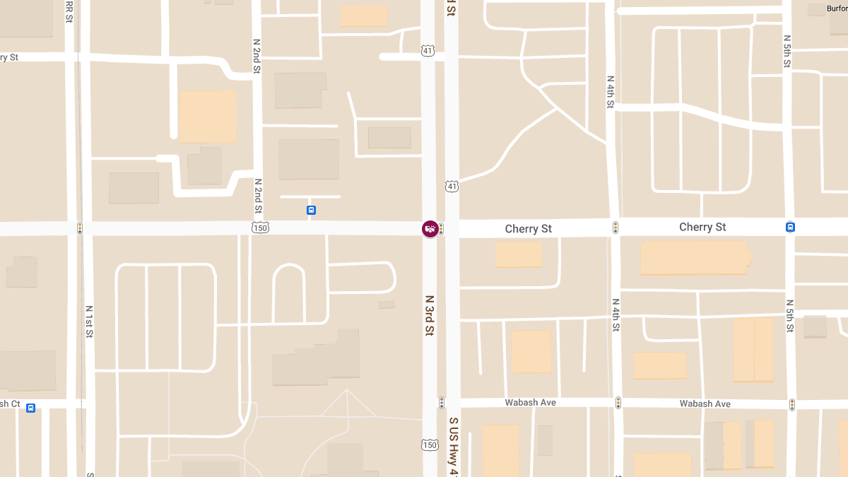 Motor Vehicle Accident with Injuries Reported at 3rd St & Cherry St