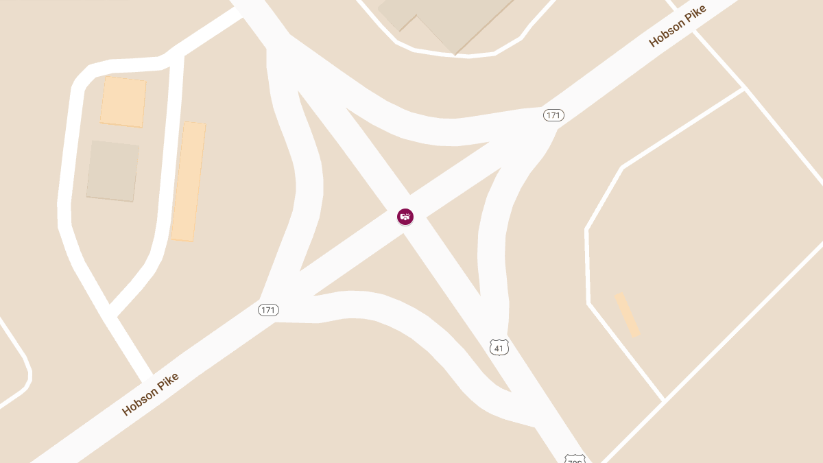 Motor Vehicle Accident with Injuries at Hobson Pike & Murfreesboro Pike