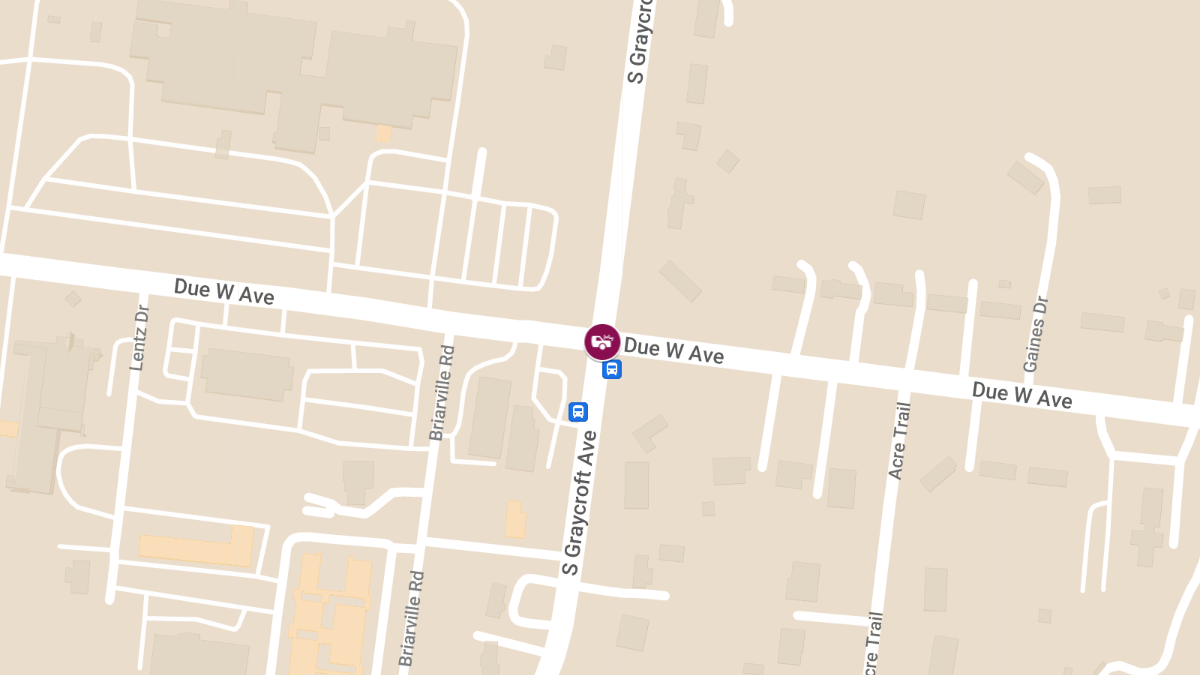 Motor Vehicle Accident with Injuries at W Due West Ave and S Graycroft Ave