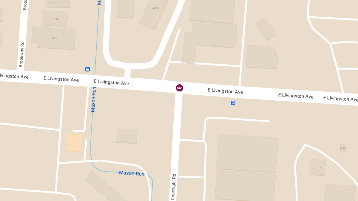 Motor Vehicle Collision With Injuries at E Livingston Ave & Courtright Rd