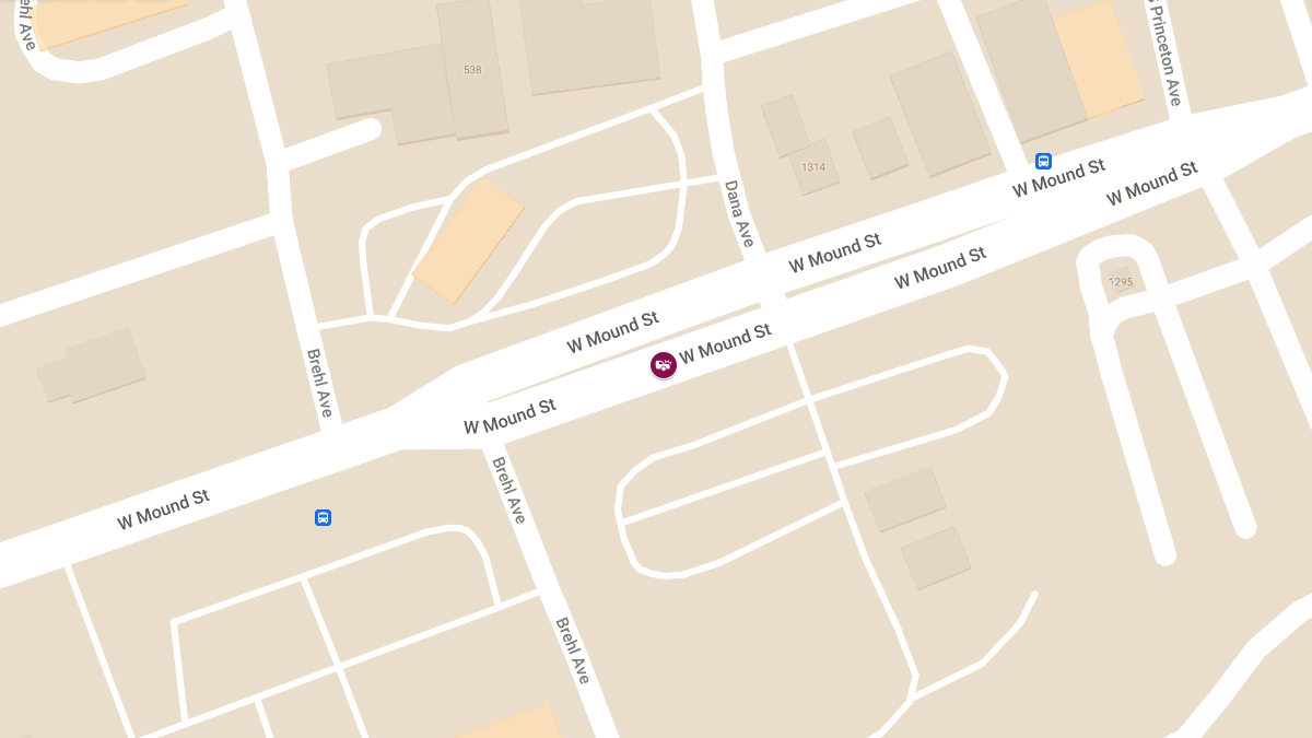 Motor Vehicle Collision at 1260 W Mound St Causes Injuries