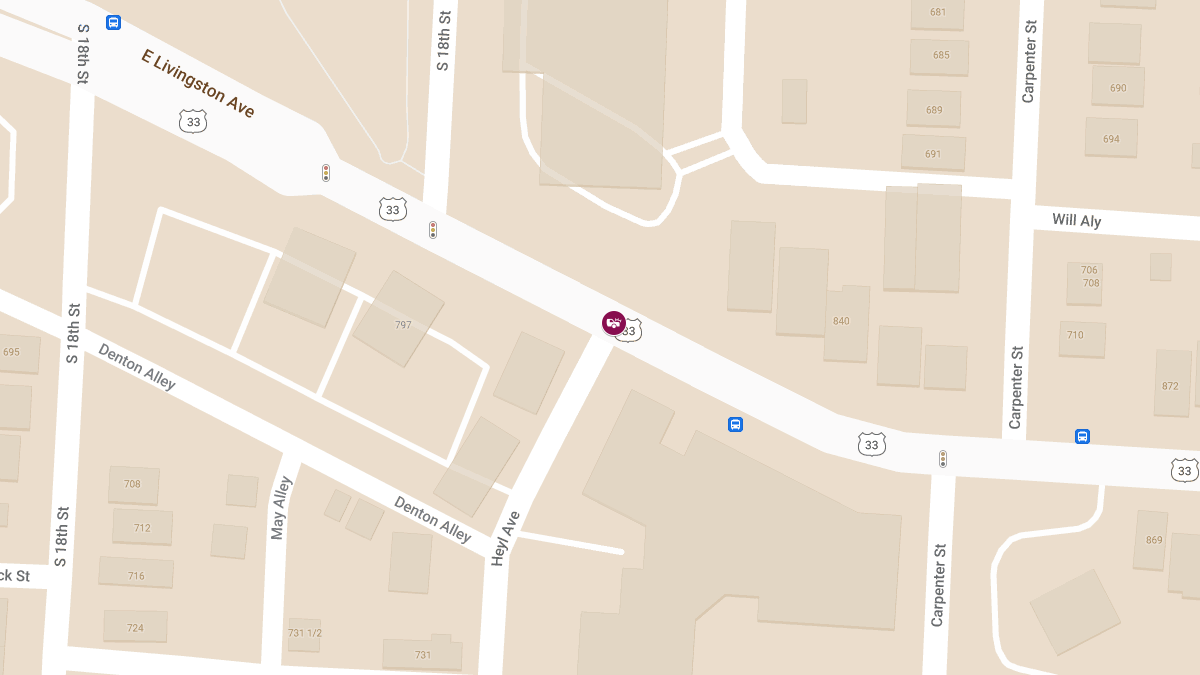 Motor Vehicle Collision with Injuries at Heyl Ave & E Livingston Ave