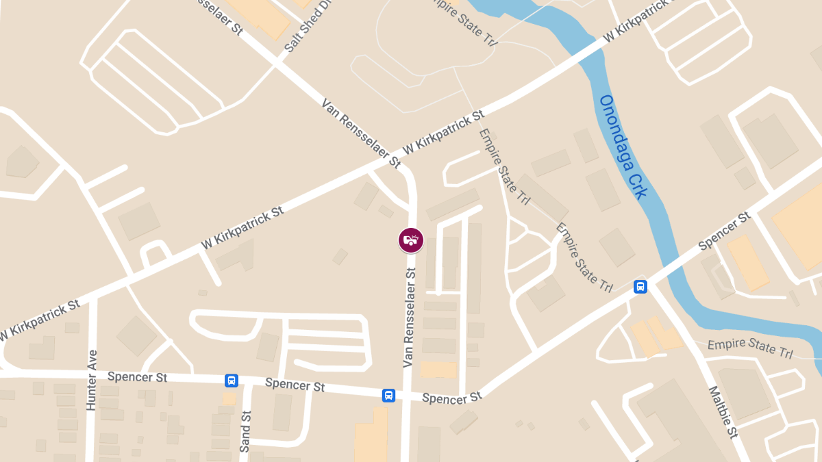 Motor Vehicle Collision with Injuries at Van Rensselaer St & Pulaski St