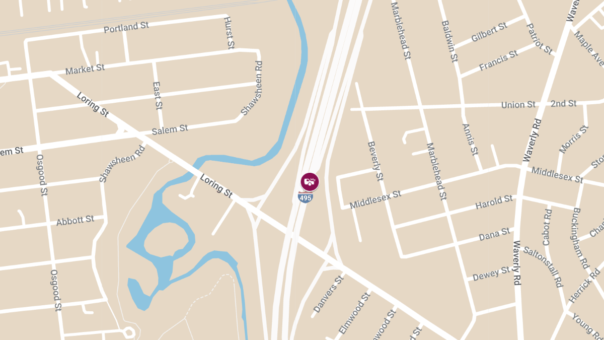 Motor Vehicle Collision with Injuries on I-495 SB at Exit 100