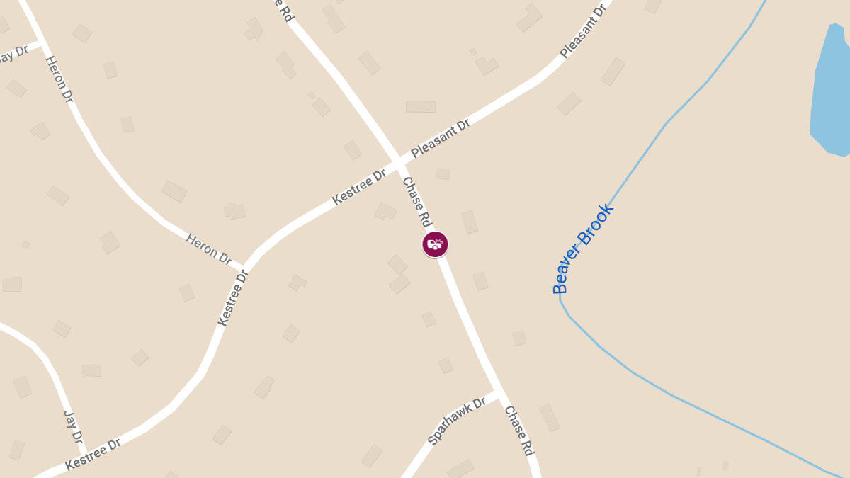 Motor Vehicle Collision with Injury on Chase Rd Near Newton Town Line