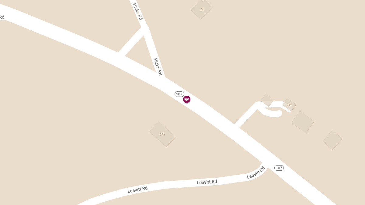 Motor Vehicle Crash Reported on Province Rd (Route 107) near Leavitt Rd