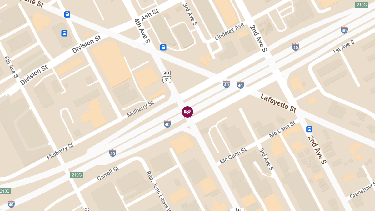 Motor Vehicle Crash at 4th Ave S & I-40 E Causes Injuries