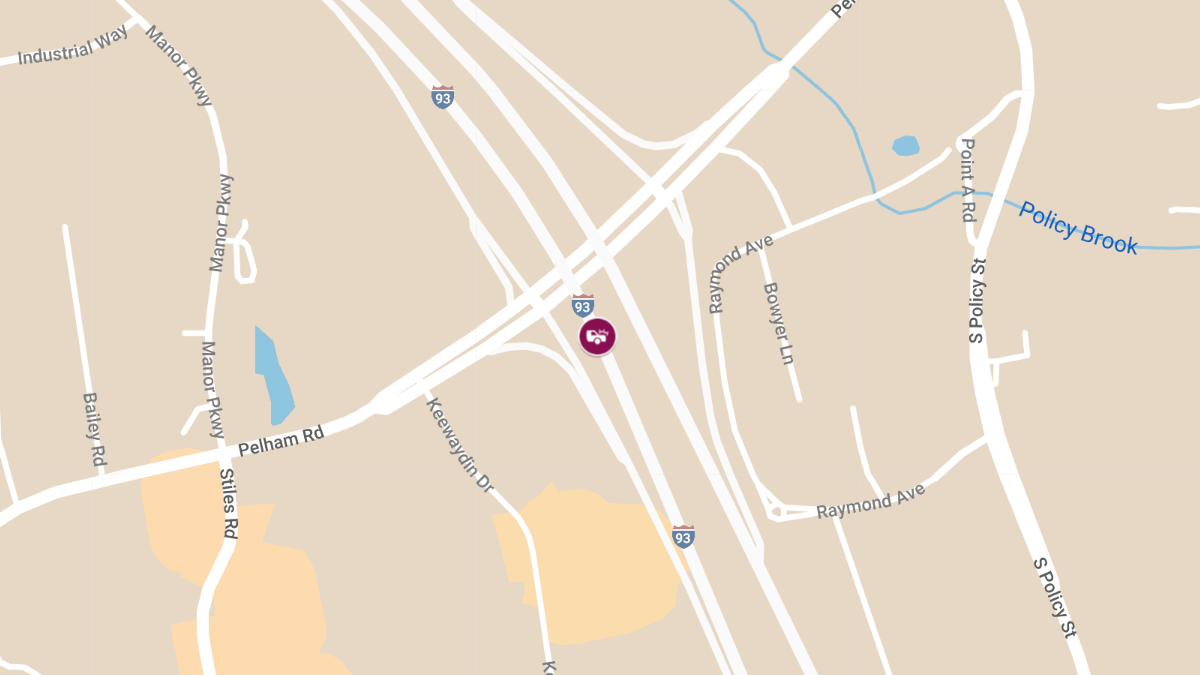 Motor Vehicle Crash on I-93 NB near Exit 9