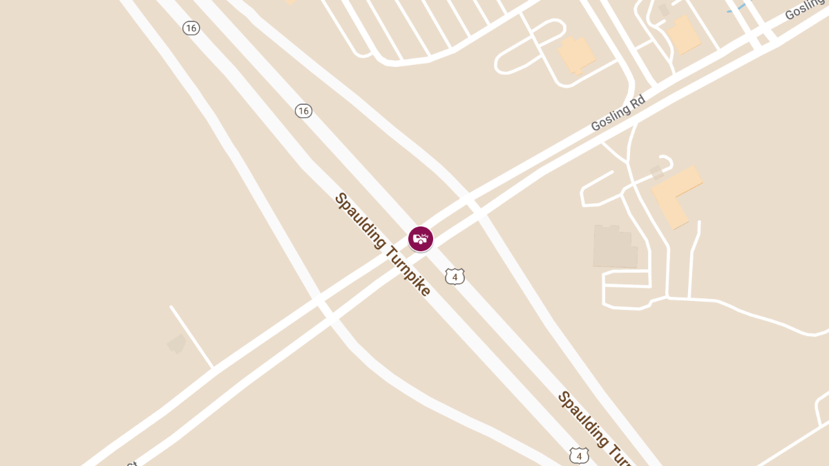 Motor Vehicle Crash on Spaulding Tpke SB at I-95 SB
