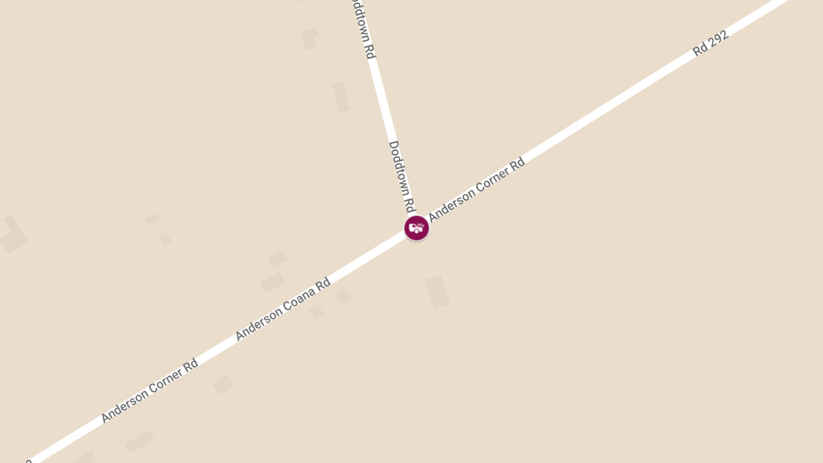 Motor Vehicle Crash with Injuries at Anderson Corner Rd & Doddtown Rd