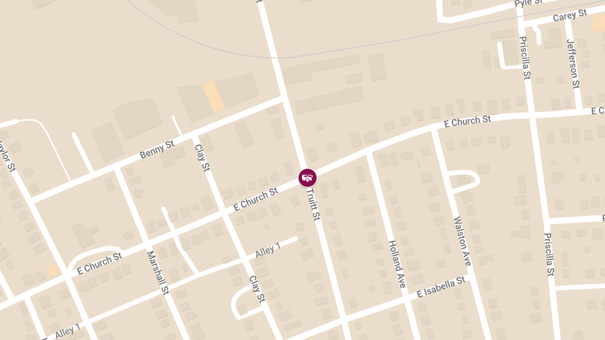 Motor Vehicle Crash with Injuries at Church St and Truitt St