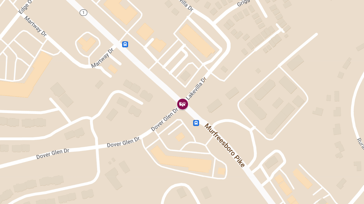 Motor Vehicle Crash with Injuries at Dover Glen Dr & Murfreesboro Pike