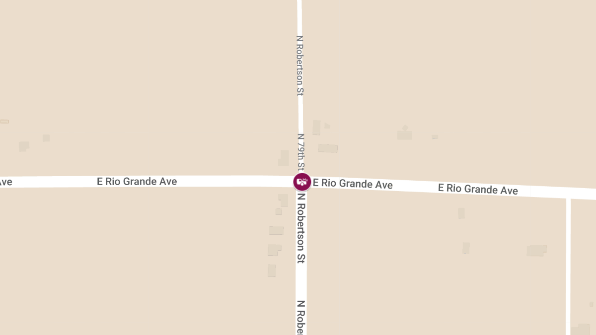 Motor Vehicle Crash with Injuries at E Rio Grande Ave and N Robertson St