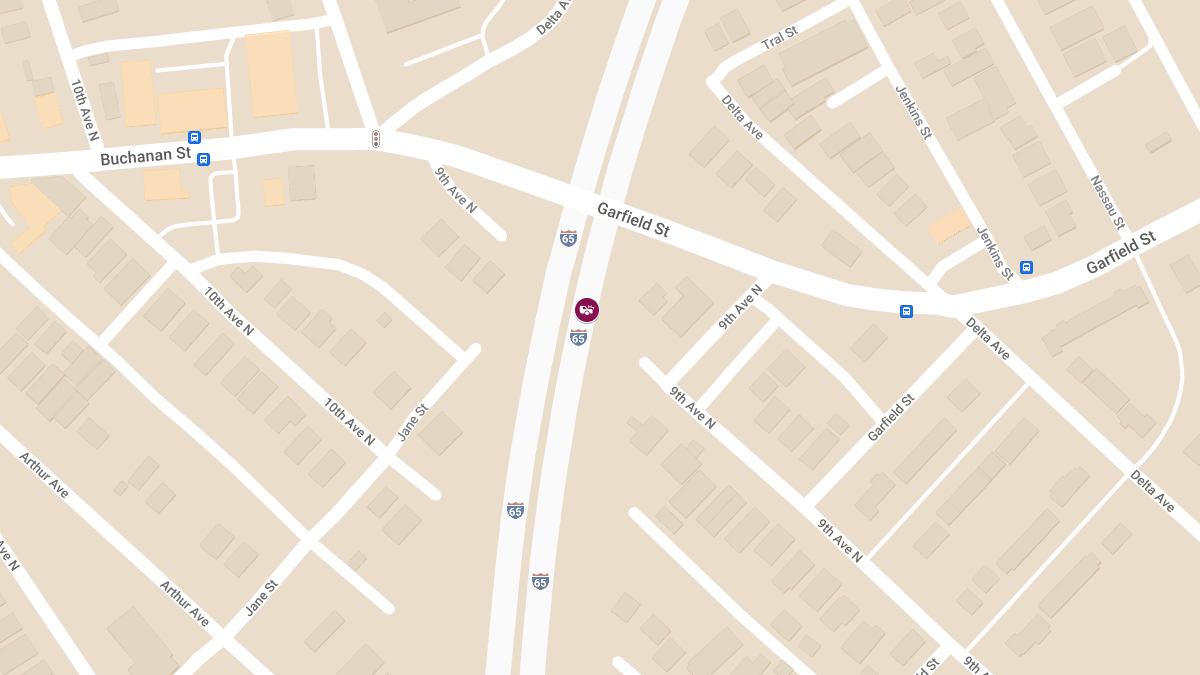 Motor Vehicle Crash with Injuries at Exit 86A on I-65 N