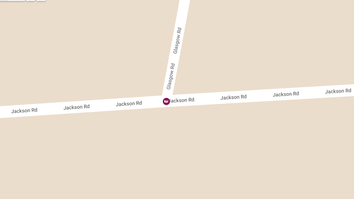 Motor Vehicle Crash with Injuries at Jackson Rd & Glasgow Rd