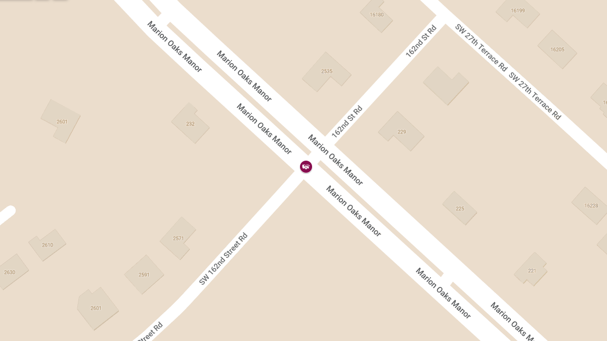 Motor Vehicle Crash with Injuries at Marion Oaks Mnr & SW 162nd St Rd