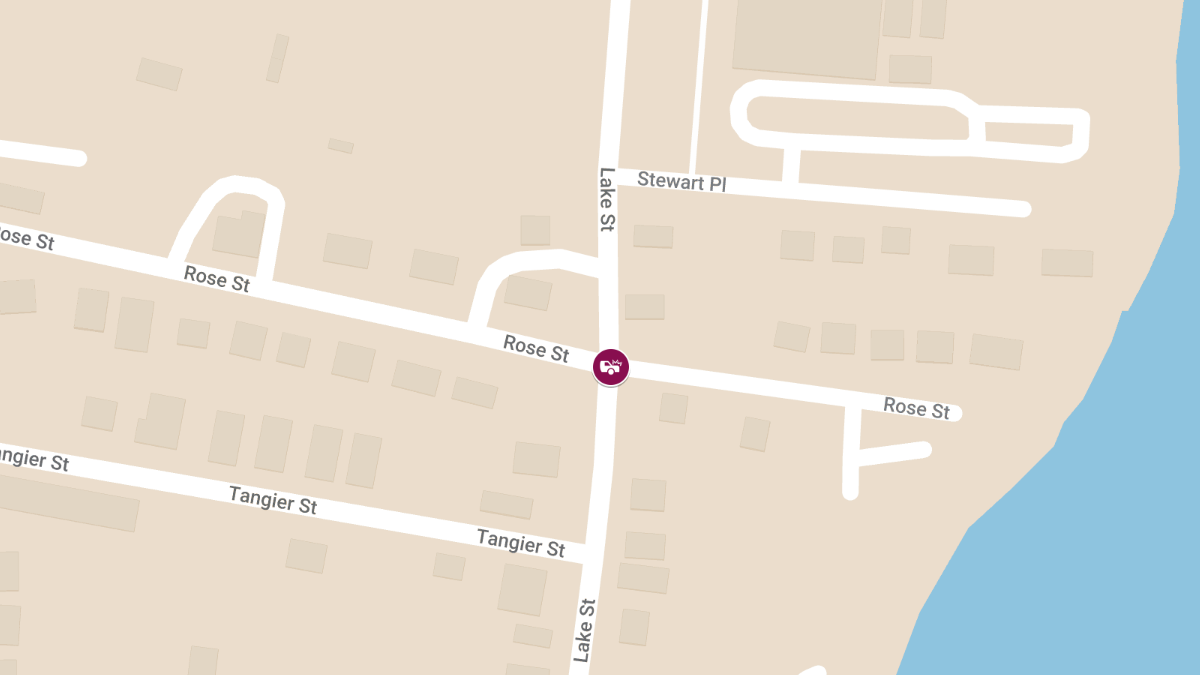 Motor Vehicle Crash with Injuries at Rose St & Lake St