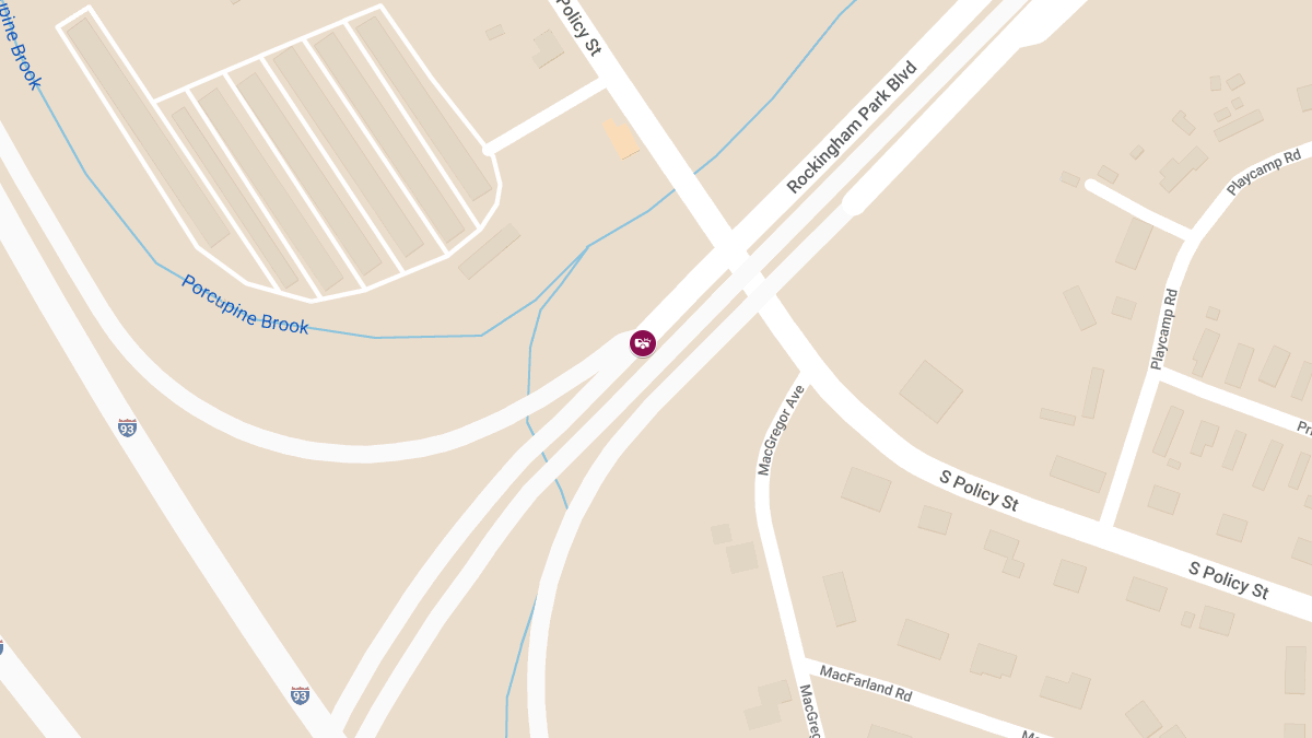 Motor Vehicle Crash with Injuries on Rockingham Park Blvd at I-93 (Exit 1)