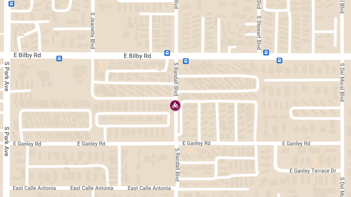 Motorcyclist Injured in Rd at 6181 South Randall Blvd