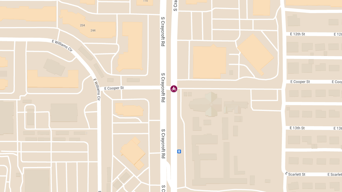 Motorcyclist Killed in Crash at S Craycroft Rd & E Cooper St