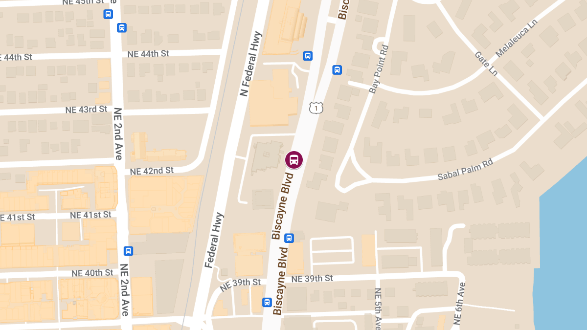 Multi-Vehicle Accident Involving Bus on Biscayne Blvd